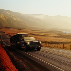 Ford Super Duty F-450 Suspension Track Bar Kit - BD Diesel - Adjustable - Black Cerakote - `05-`22